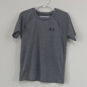Under Armour Men's Heather Gray Short Sleeve Tee